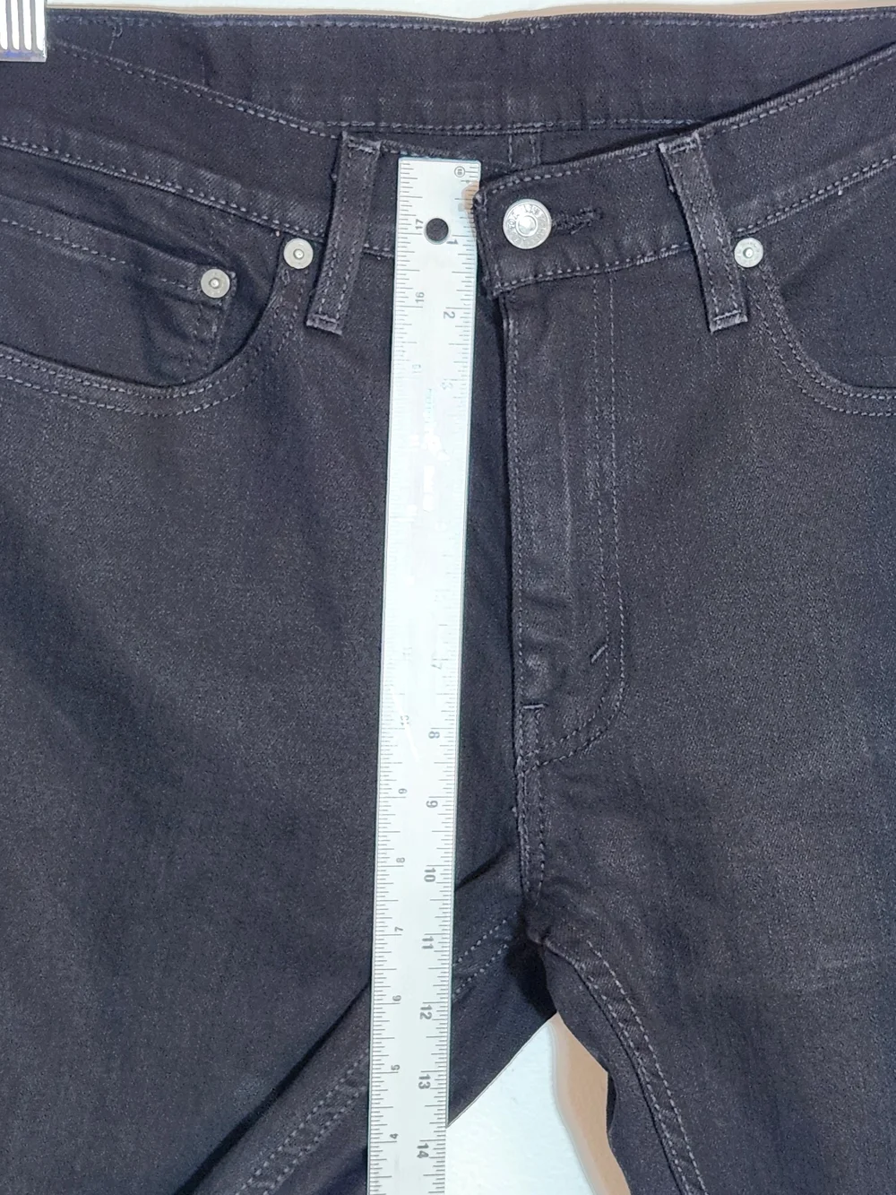 Levi's 559 Relaxed Straight Fit Black Jeans Size 34 x 30
